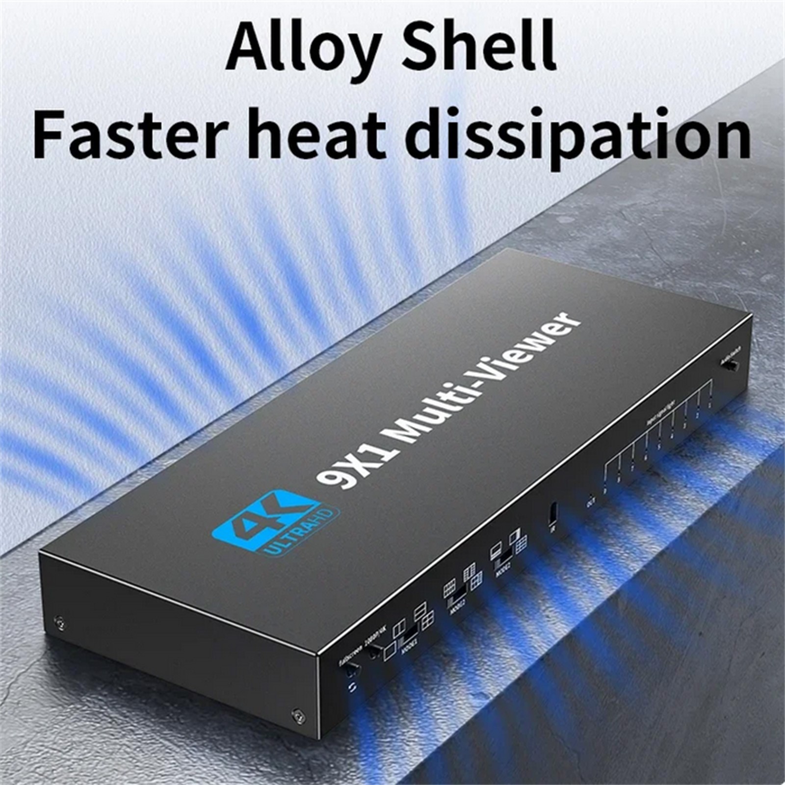 HDMI 9x1 Multiviewer 4K 30hz 9 In 1 Out 1080P Screen Multi-Viewer Switch Box