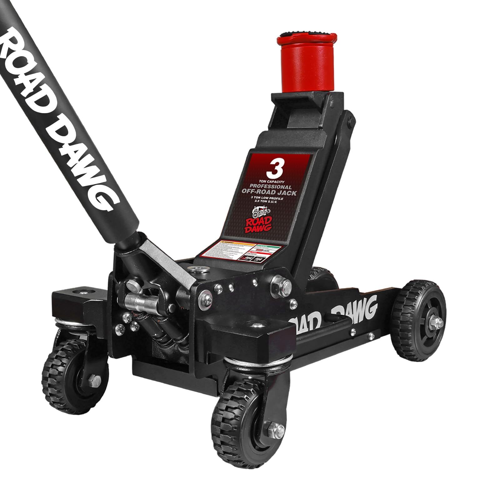 ROAD DAWG 3 Ton Big Wheel Off-Road Jack,Aluminum and Steel Racing Floor Jack