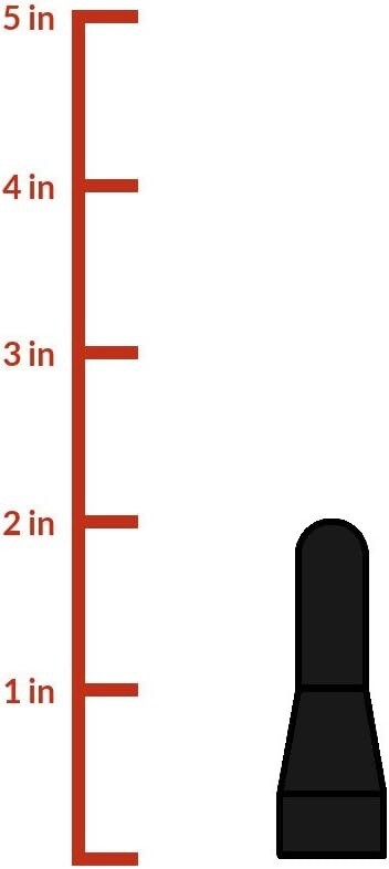 (2IN)CravenSpeed Stubby JR Antenna Harley-Davidson Motorcycles 98-2023 (2 Inch)