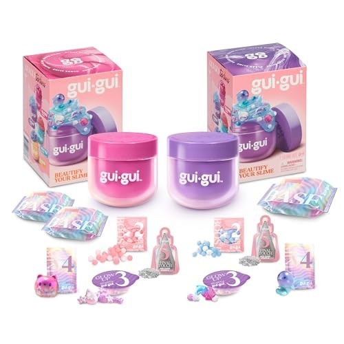 Scented Slime Kit 2-Pack Bundle - Clear & Gloss, DIY Customization, ASMR Fun