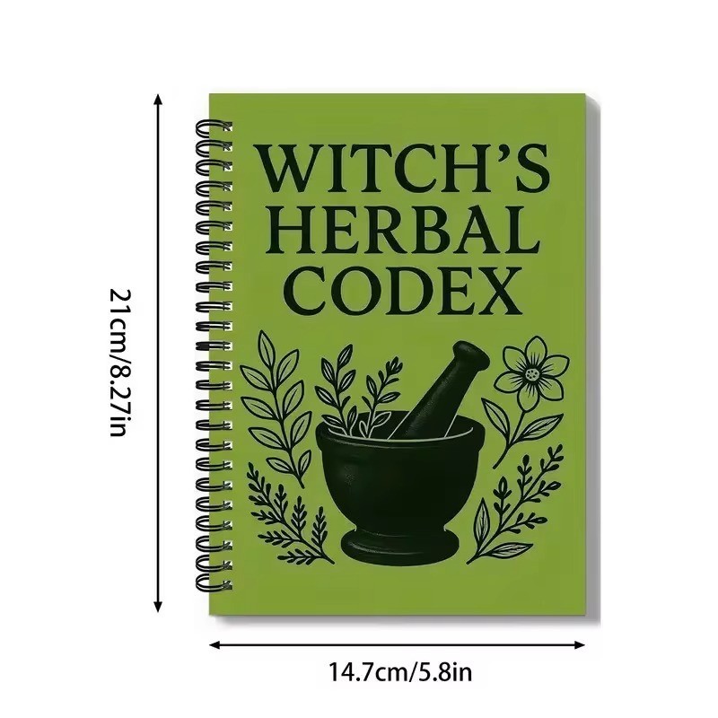 Witch's Herbal Codex - Magical Herb Guide Book Occult Pagan Witchcraft Reference