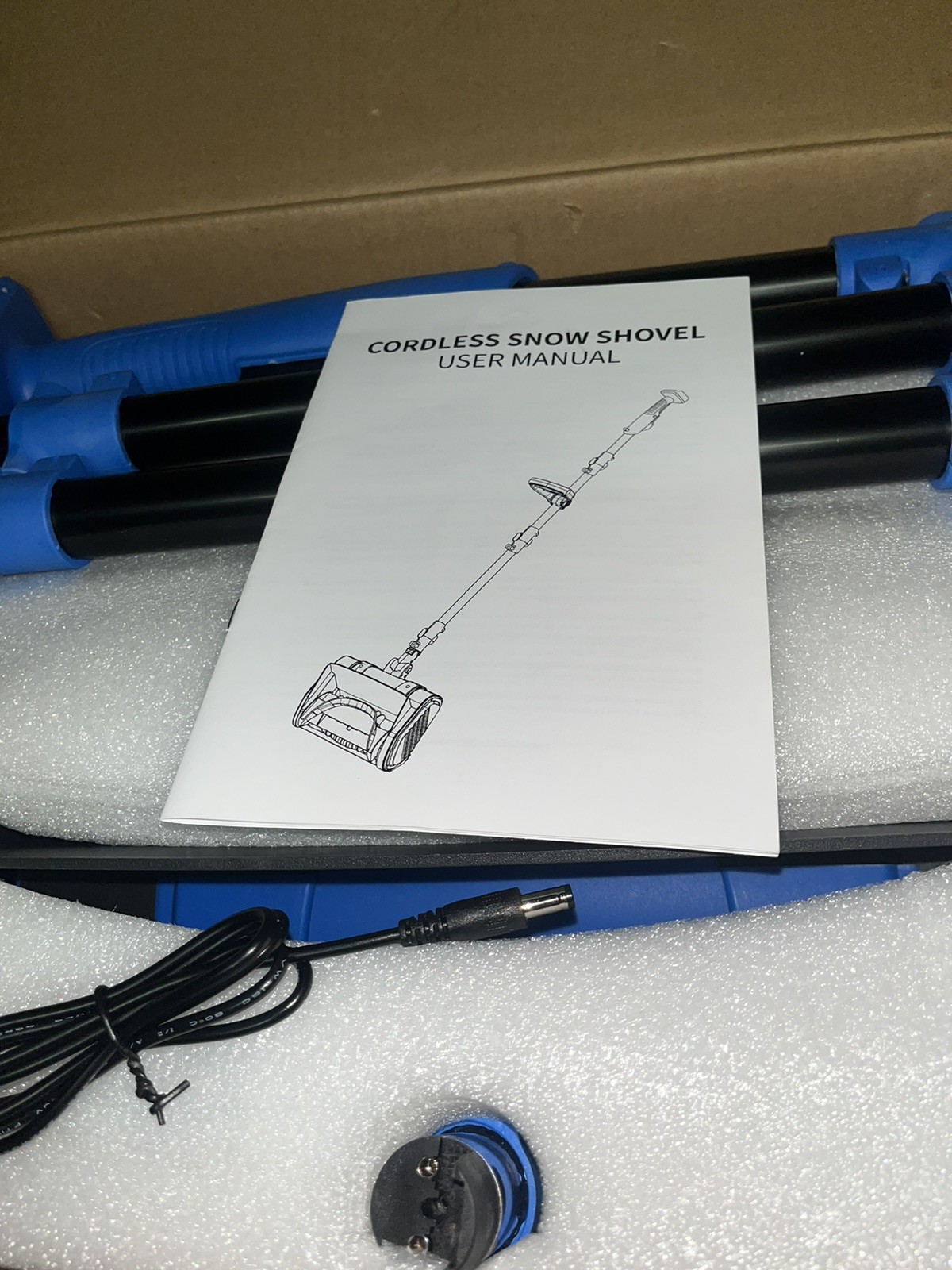 Electric Cordless Snow Shovel, 14.4-Inch | 24V | 5.0Ah Brushless Cordless Snow B