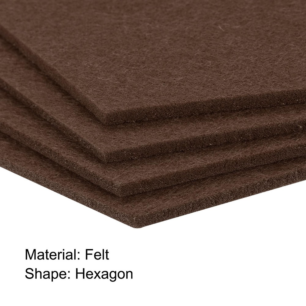 Felt coasters 9pcs hexagonal pads coasters, coffee