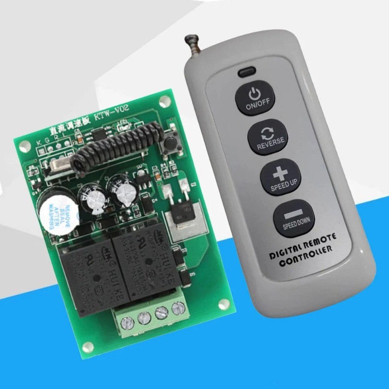 DC12V Motor Controller Kit Speed Regulator Wireless Remote Control Electric NEW