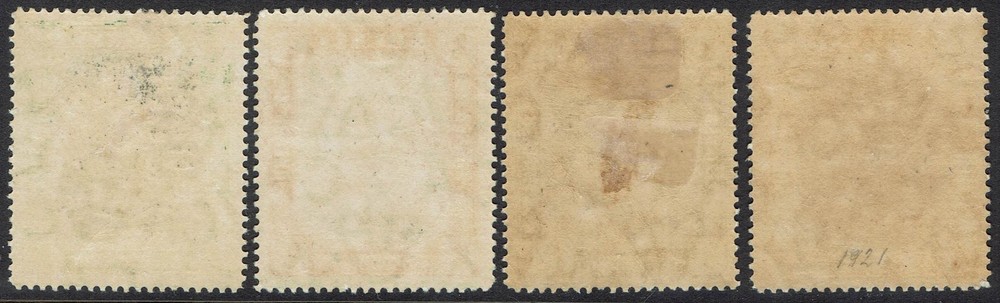 BRUNEI 1907 RIVER VIEW 1C - 4C