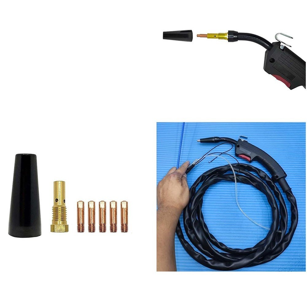 Complete 7PK Nozzle Tip Kit for MIG Welder for Flux Core Welding Projects