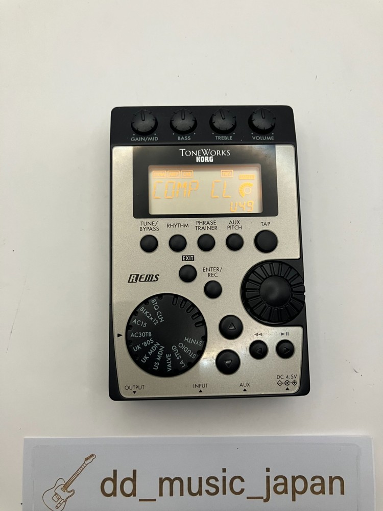KORG ToneWorks Pandora PX4D Guitar Bass Multi Effects Processor Tested Working