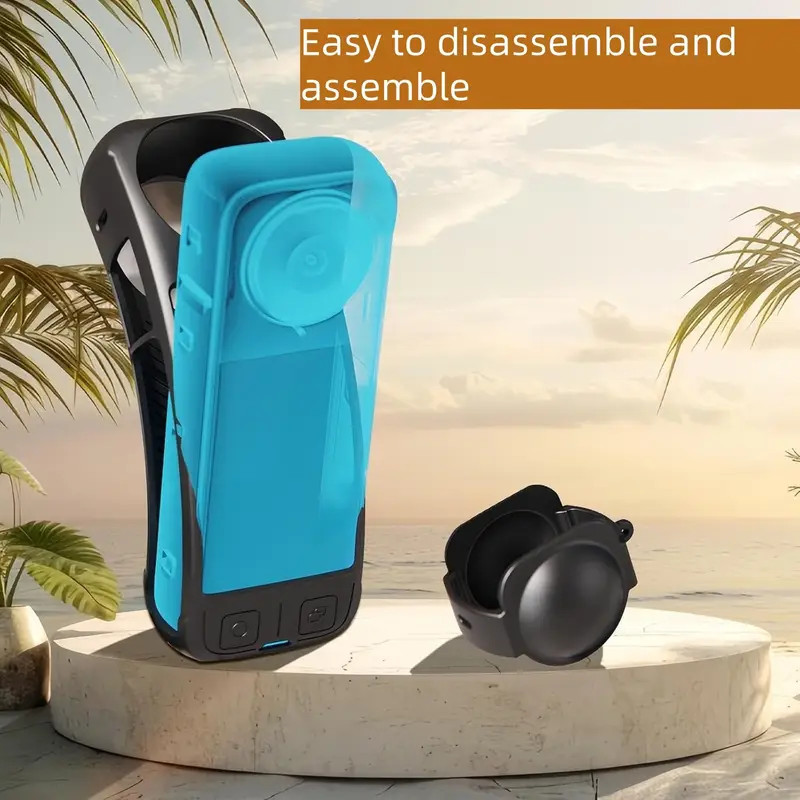 For Insta360 X4 Silicone Case Camera Protective Kit Action Camera Case/Lens Cap