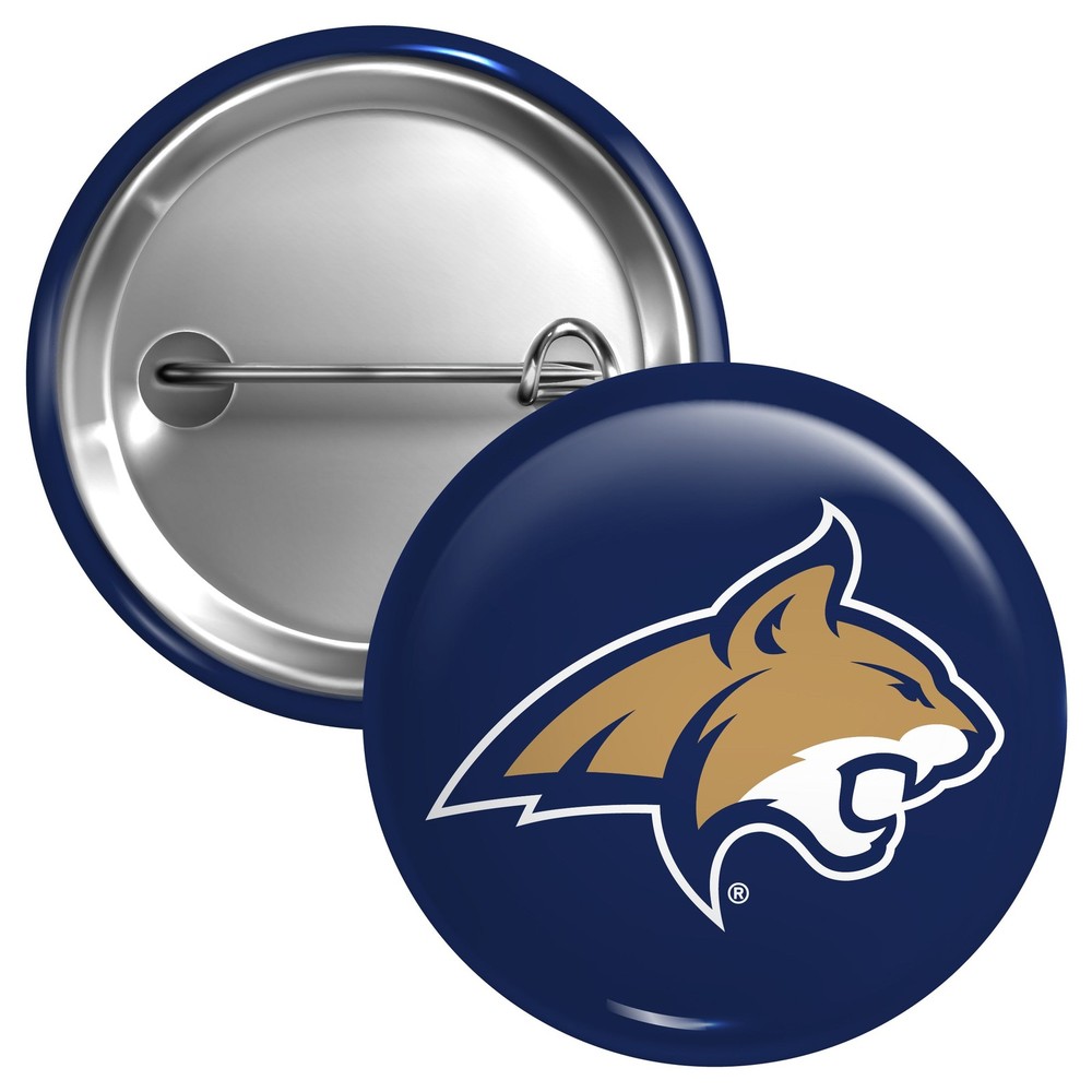 Montana State Bobcats Button Pin - 3 Size Options