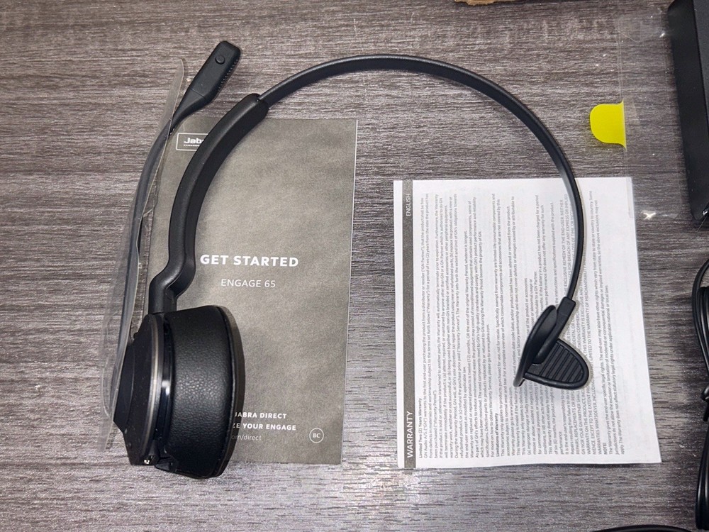 Jabra Engage 65 SE Wireless DECT Headset with Charging Base #D744