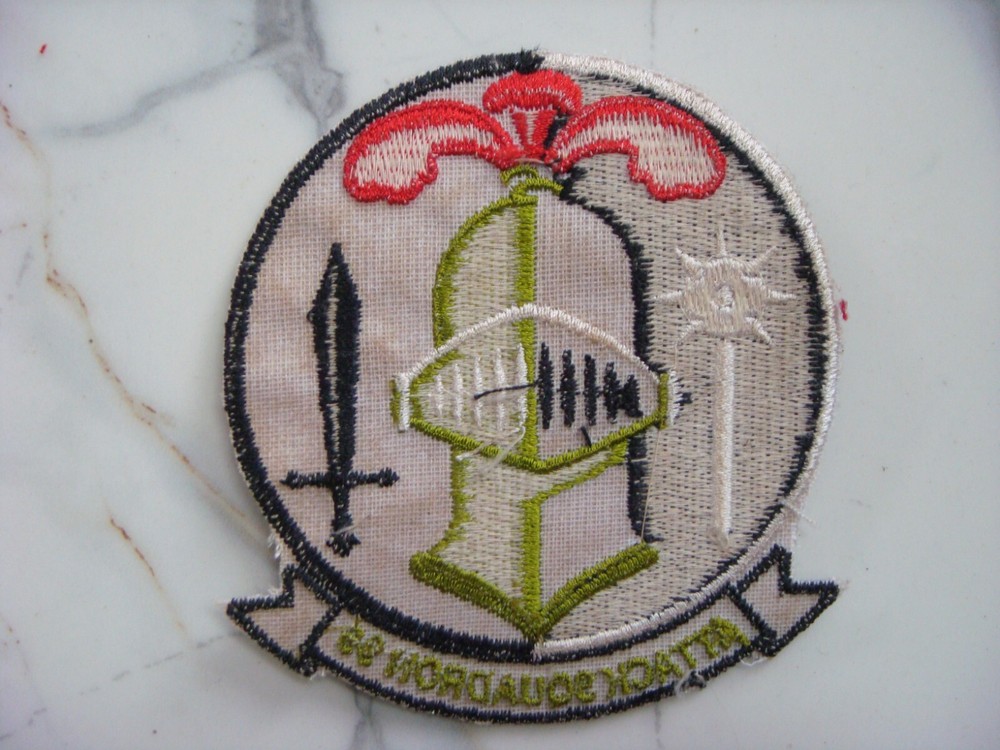 US VA-95 ATTACK SQUADRON 95 GREEN LIZARDS, VIETNAM WAR PATCH