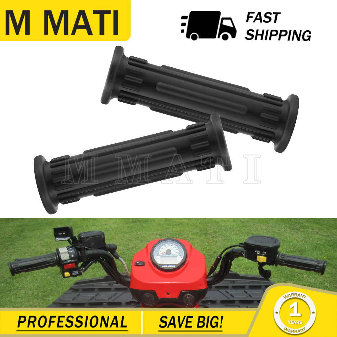 Handlebar Grips for Polaris Trail Boss 250 300 325 330 350 Trail Blazer 250 400