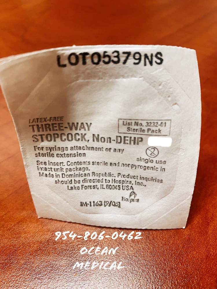 Three-Way Stopcock Non-DEHP Latex Free