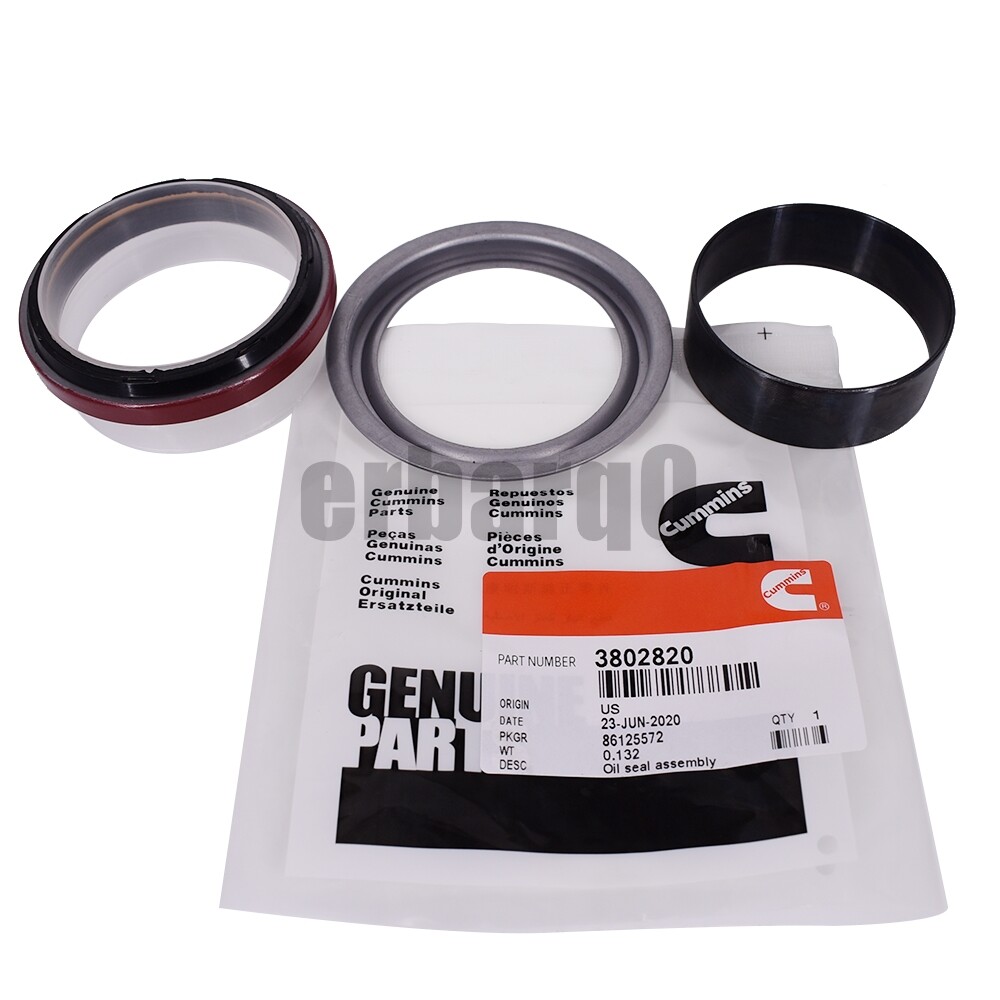 3802820 Cummins Front Main Crankshaft Oil Seal Wear Sleeve For 89-12 Dodge 5.9L