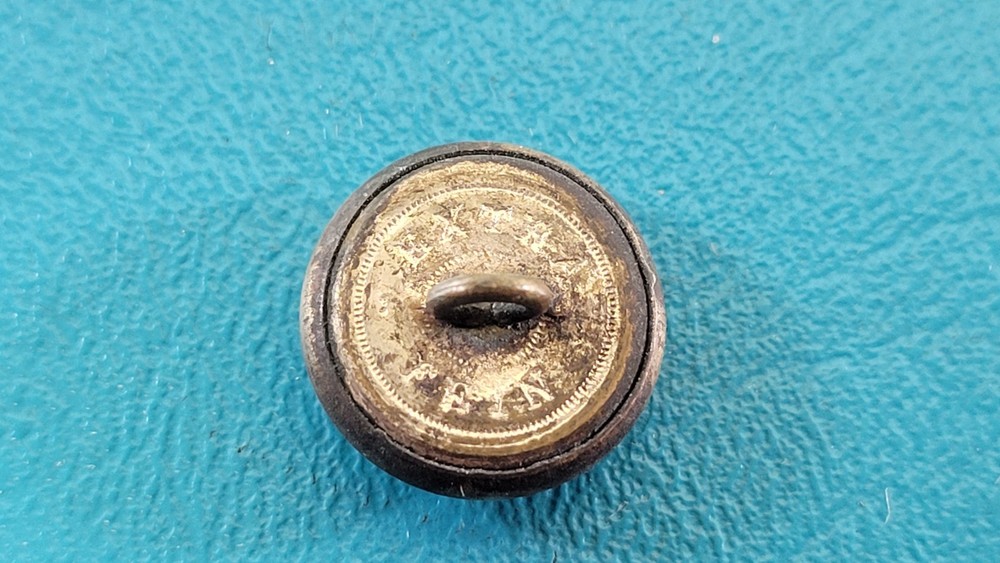 Spanish Amer War Button Army Administration Corps Silver EXTRA FEIN TR1056