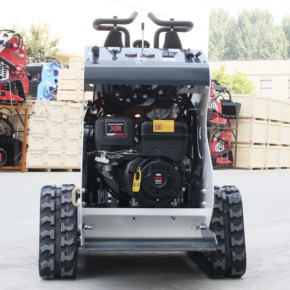 Mini Skid Steer Loader 15hp Hydraulic System Electric Start B&S Engine Free Ship