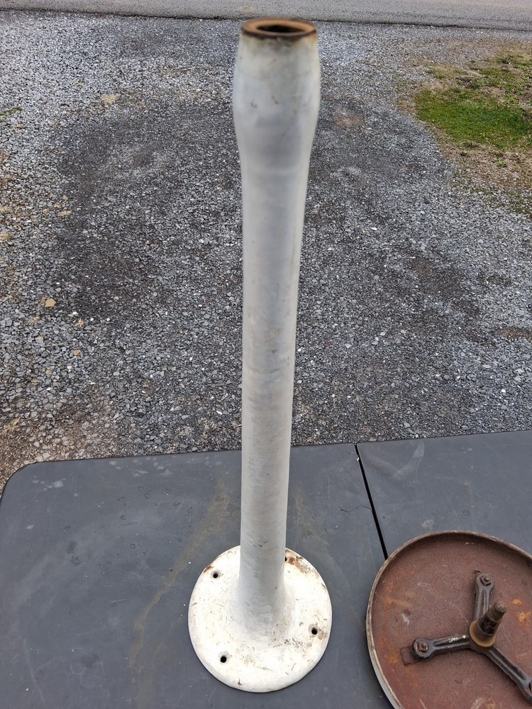 Vintage Cast Iron Bar Stool