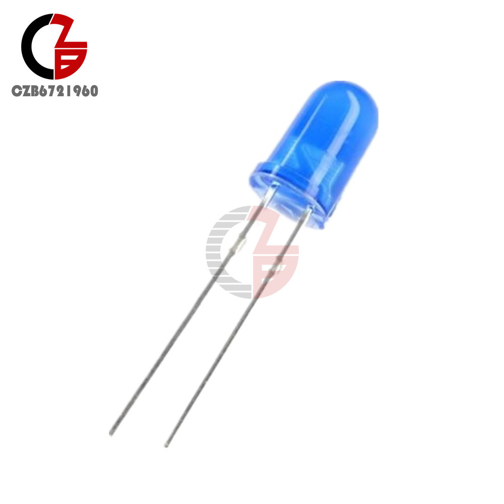 100Pcs LED 5MM BLUE COLOR BLUE LIGHT Super Bright