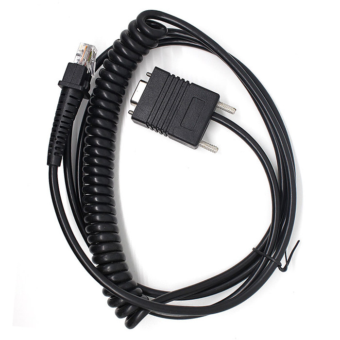 9FT Coiled RS-232 Serial Cable For Datalogic D100 GD4130 QD2130 Mobile Computer