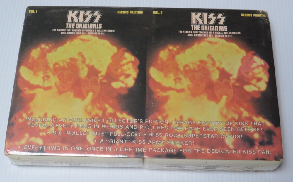 KISS ORIGINALS 8 TRACK CASABLANCA 1976 FACTORY SEALED AUCOIN