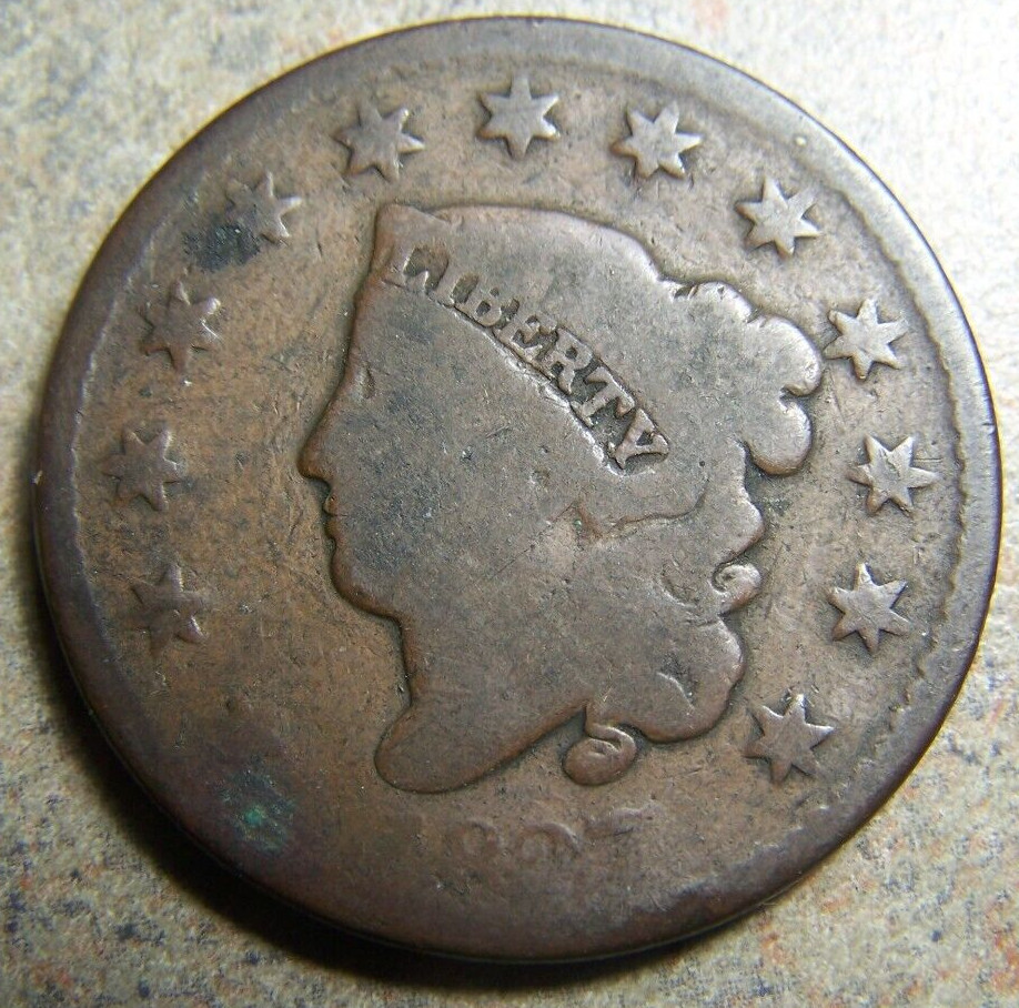 1827 Coronet Head Large Cent
