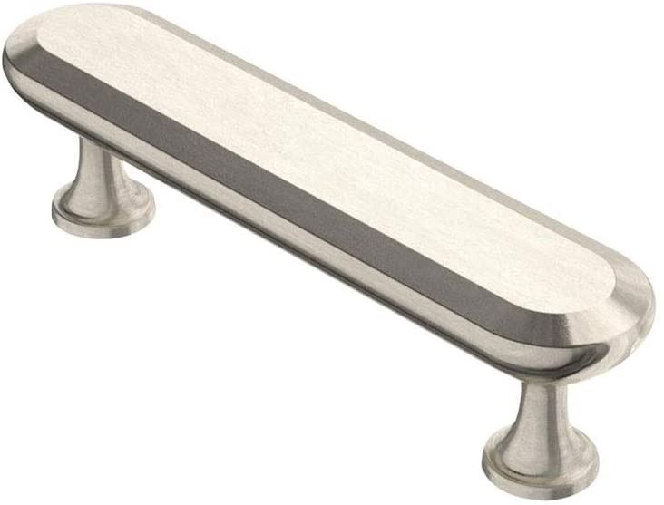 3" Soft Beveled Pull Satin Nickel