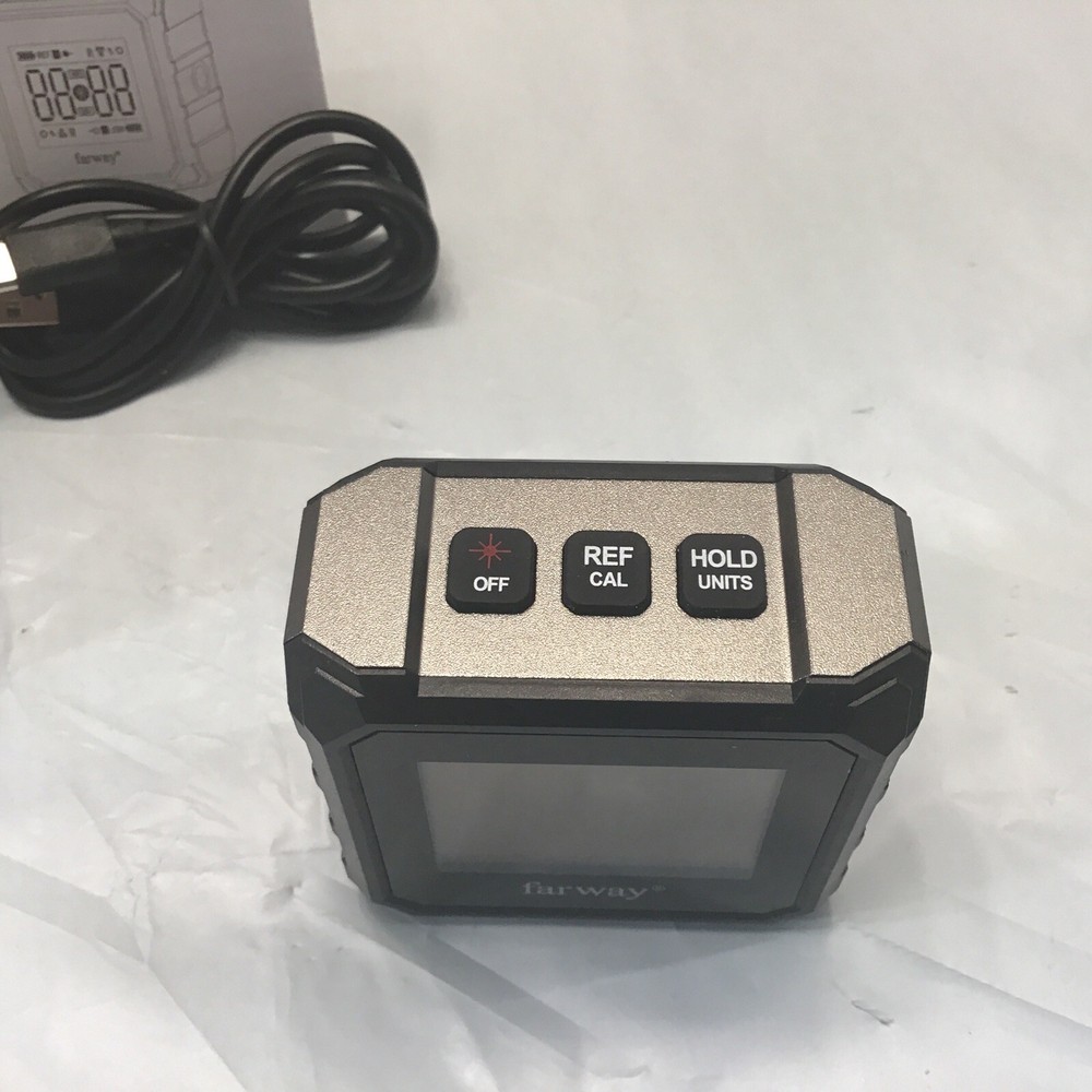 Farway Digital Laser Level Gauge LCD Protractor Casting Inclinometer
