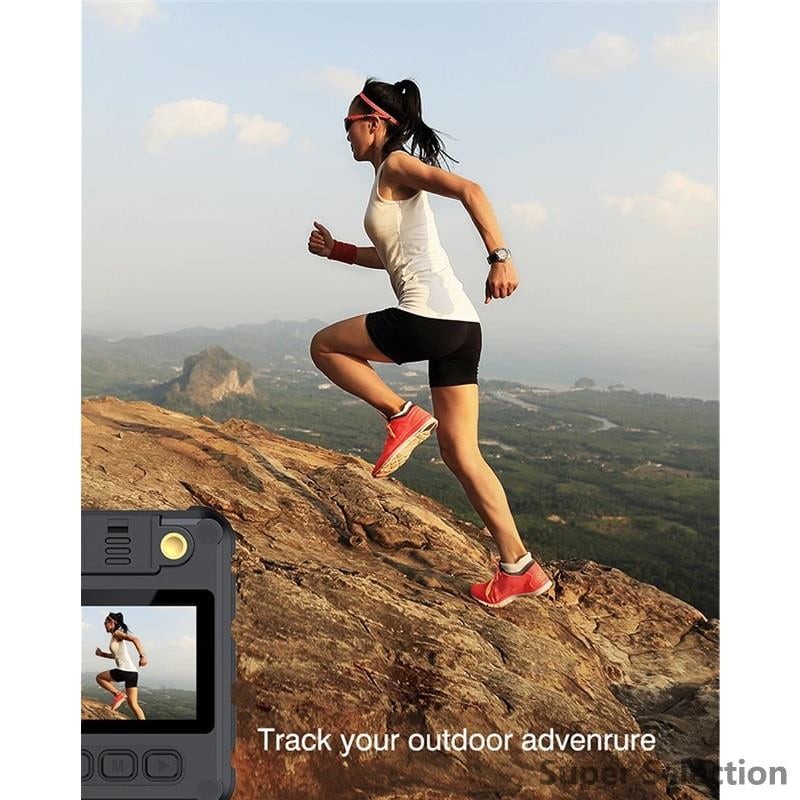 4K Mini Body Camera With Touch Screen, Night Vision, Waterproof, Loop Recording
