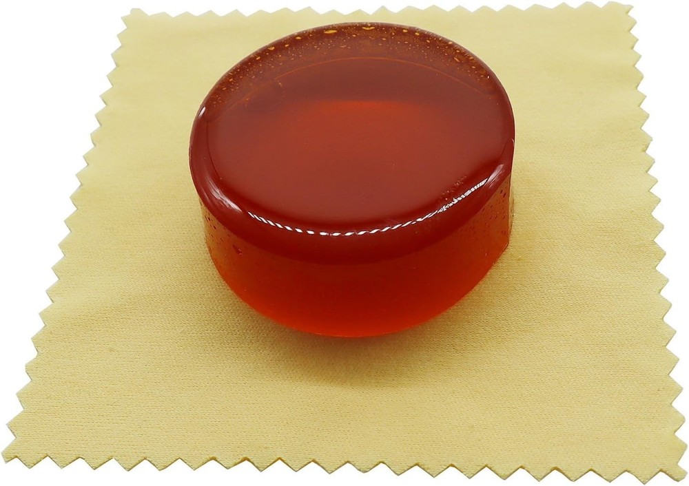 Light Yellow Rosin for String Instruments - Low Dust, Round, Essential Accessory