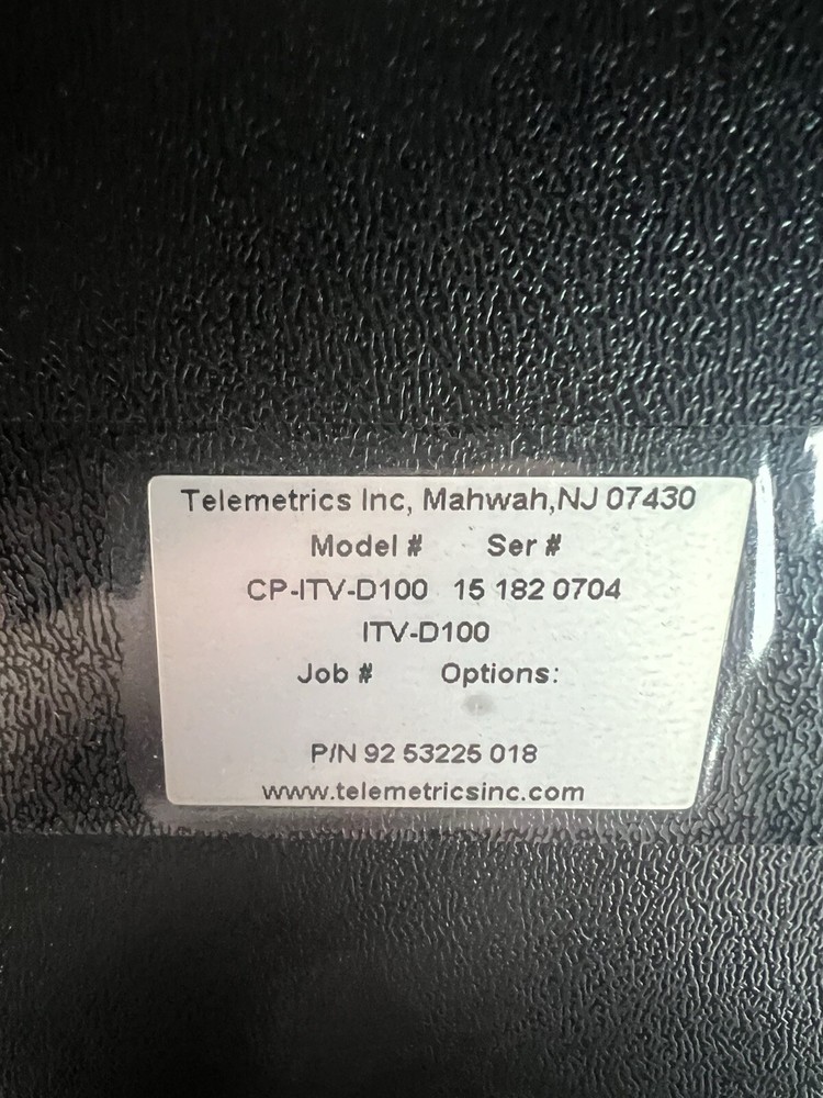 TELEMETRICS CP-ITV-D100 Joystick Camera Controller