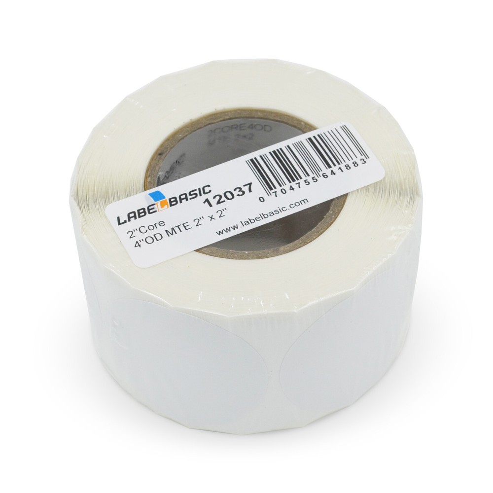 Labels for Epson CW-C4000 Printer 2" Circle 550 Matte Labels Per Roll