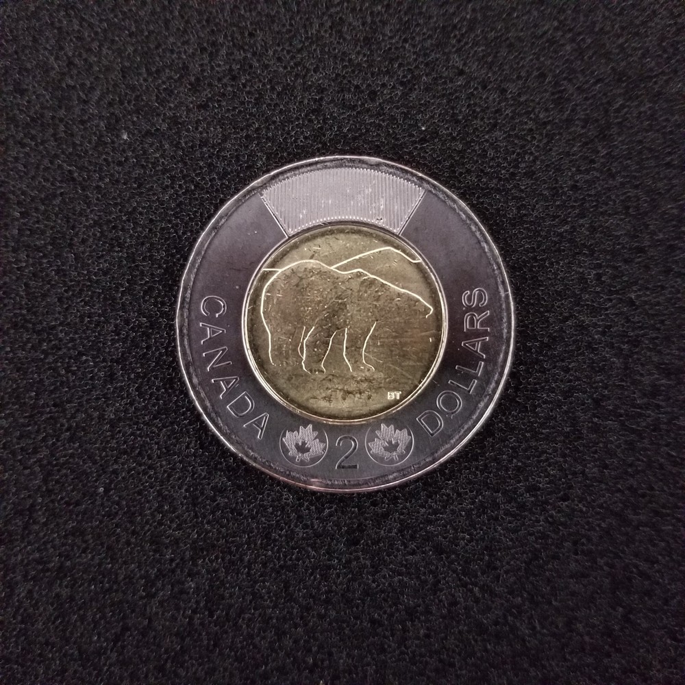 2022 Canada $2 Dollar Regular Release plus Queen Elizabeth Black Ring Memorial