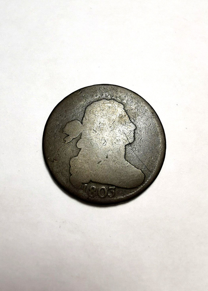 1803 US Draped Bust Large Cent Coin S-260