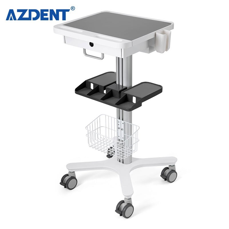 Dental Medical Endodontics Intraoral Scanner Cart Storage Trolley built-in plug