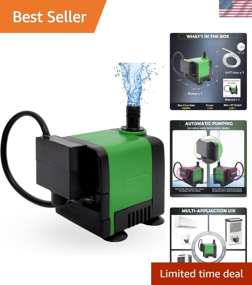Mini Automatic Condensate Pump with Level Sensor - Efficient Water Management