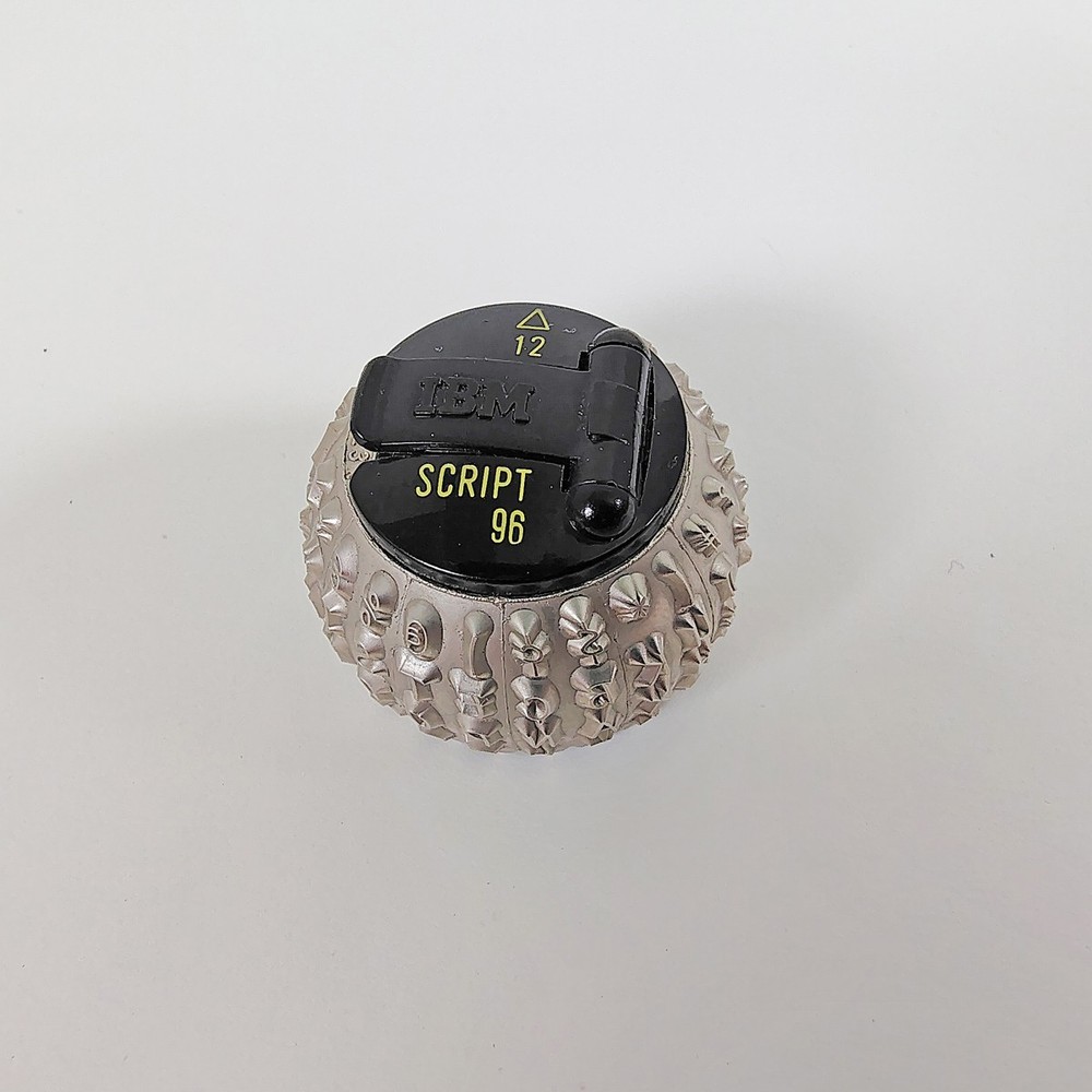 IBM Selectric Script 96 Typewriter Ball Element 12 Pitch Golf Ball Genuine