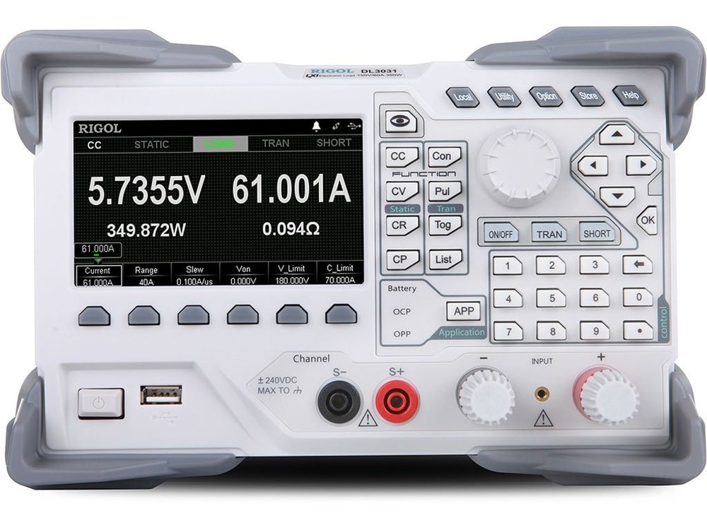 Rigol DL3031 Programmable DC Electronic Load (Single Channel, 150V/60A/15kHz