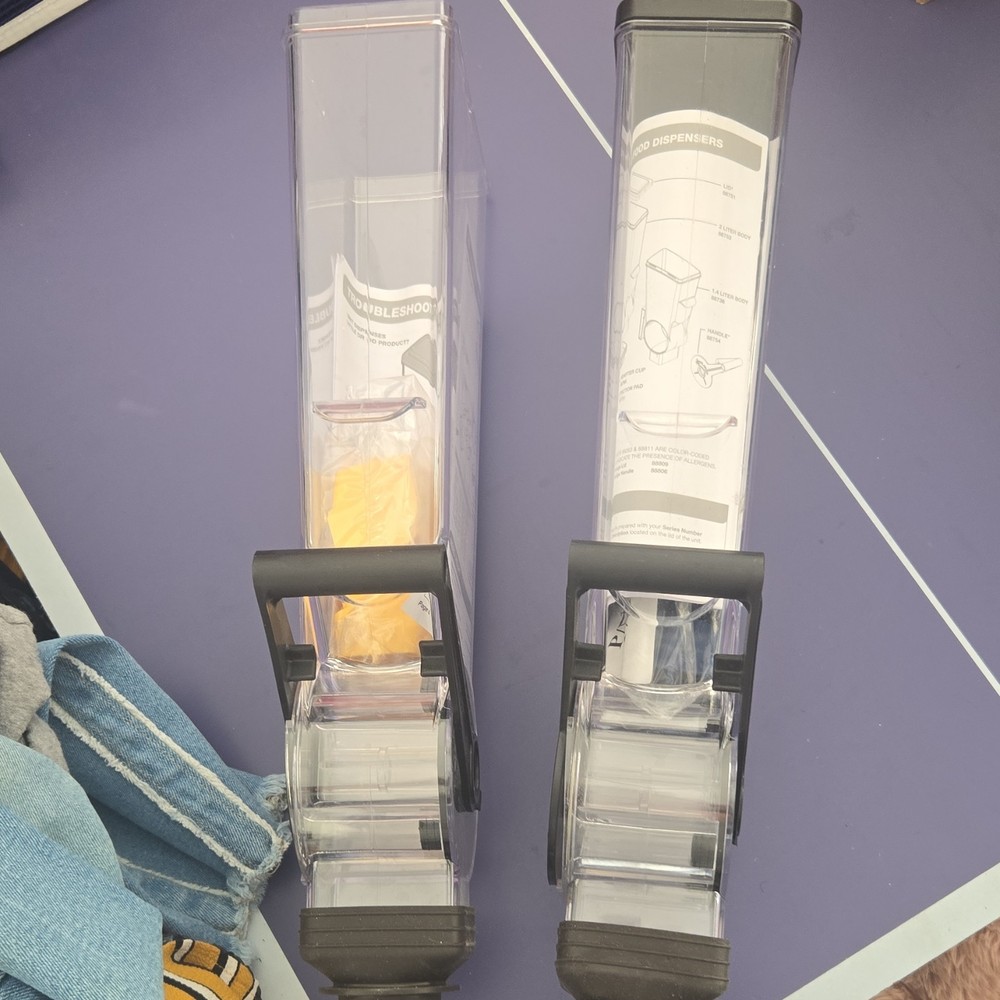 Server SlimLine DFD 1.4 Liter Plastic Container & Lid