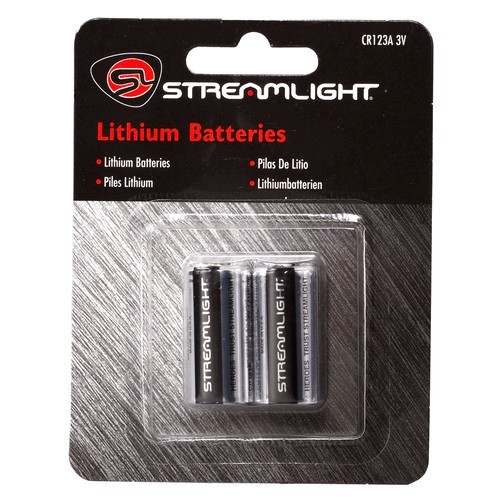 Streamlight CR123A Lithium Batteries Pack