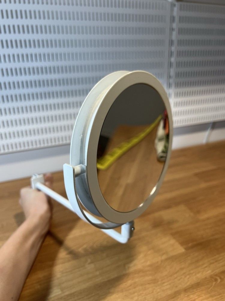Retail Shelving Accessory - Pivoting Mirror Arm