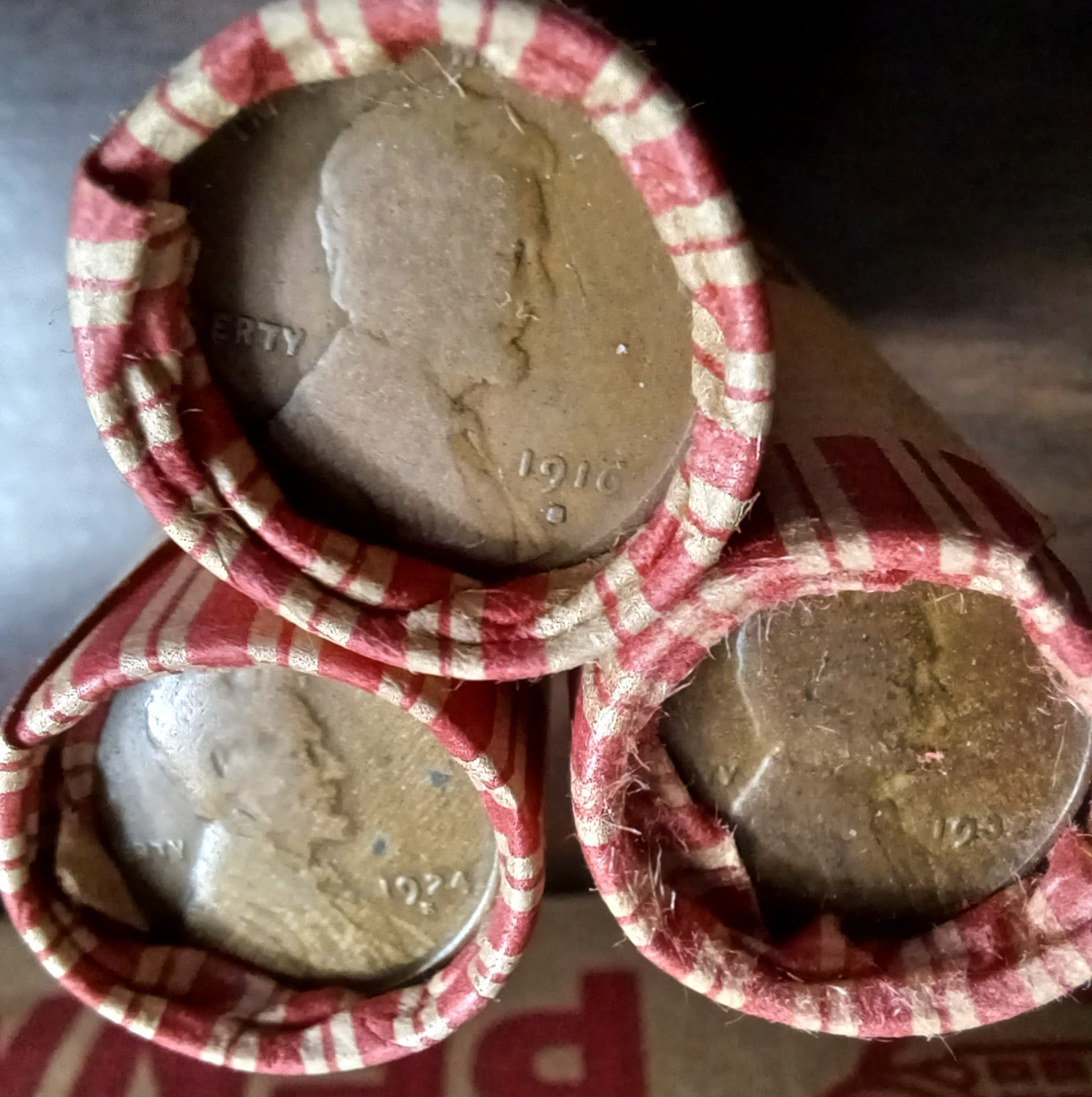 Wheat Cent Roll ranging from 1909-VDB-55PDS-Ol' Fred's Hoard, 60% Pre40-SEE DESC