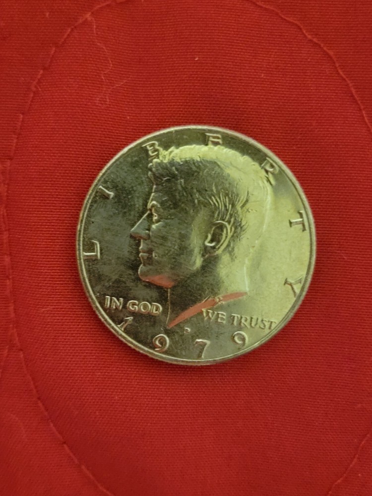 1979 D Kennedy Half Dollar Coin - circulated