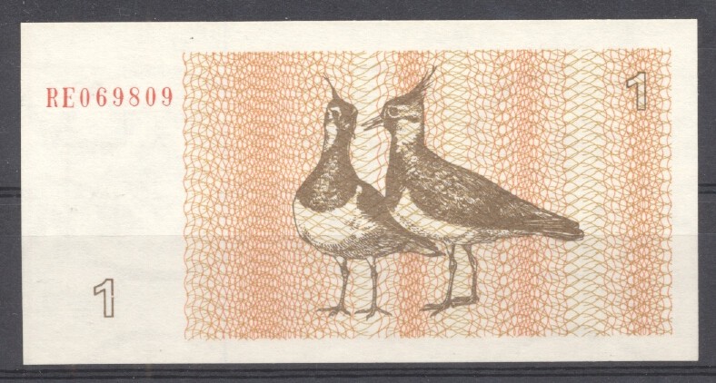 BIRDS BANKNOTE UNC  -  LITHUANIA  - 290356