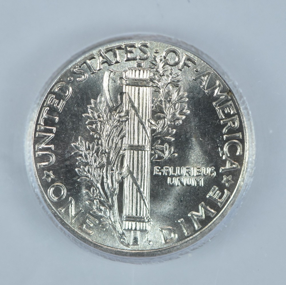 1942 Mercury Dime MS64 FB ICG