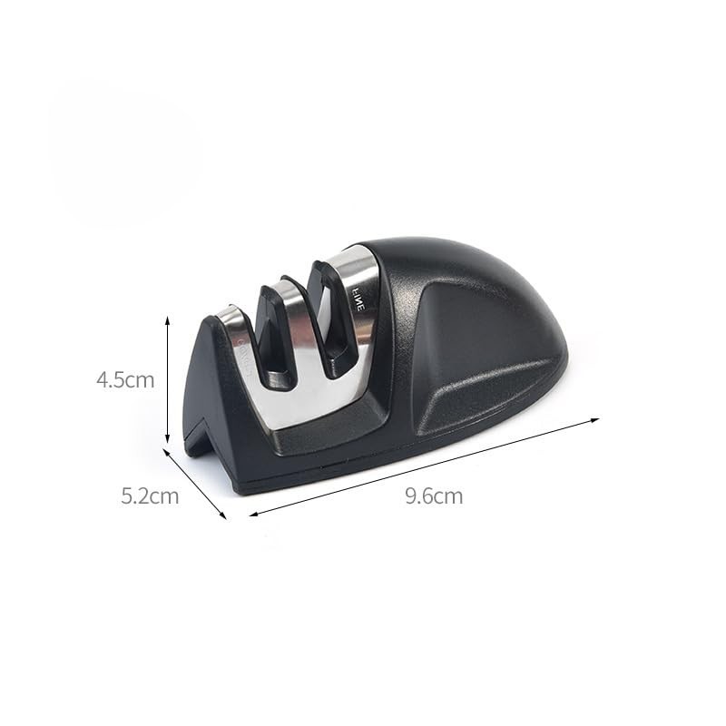2 Stage Knife Sharpener Coarse Fine Tungsten Ceramic Honing Tool