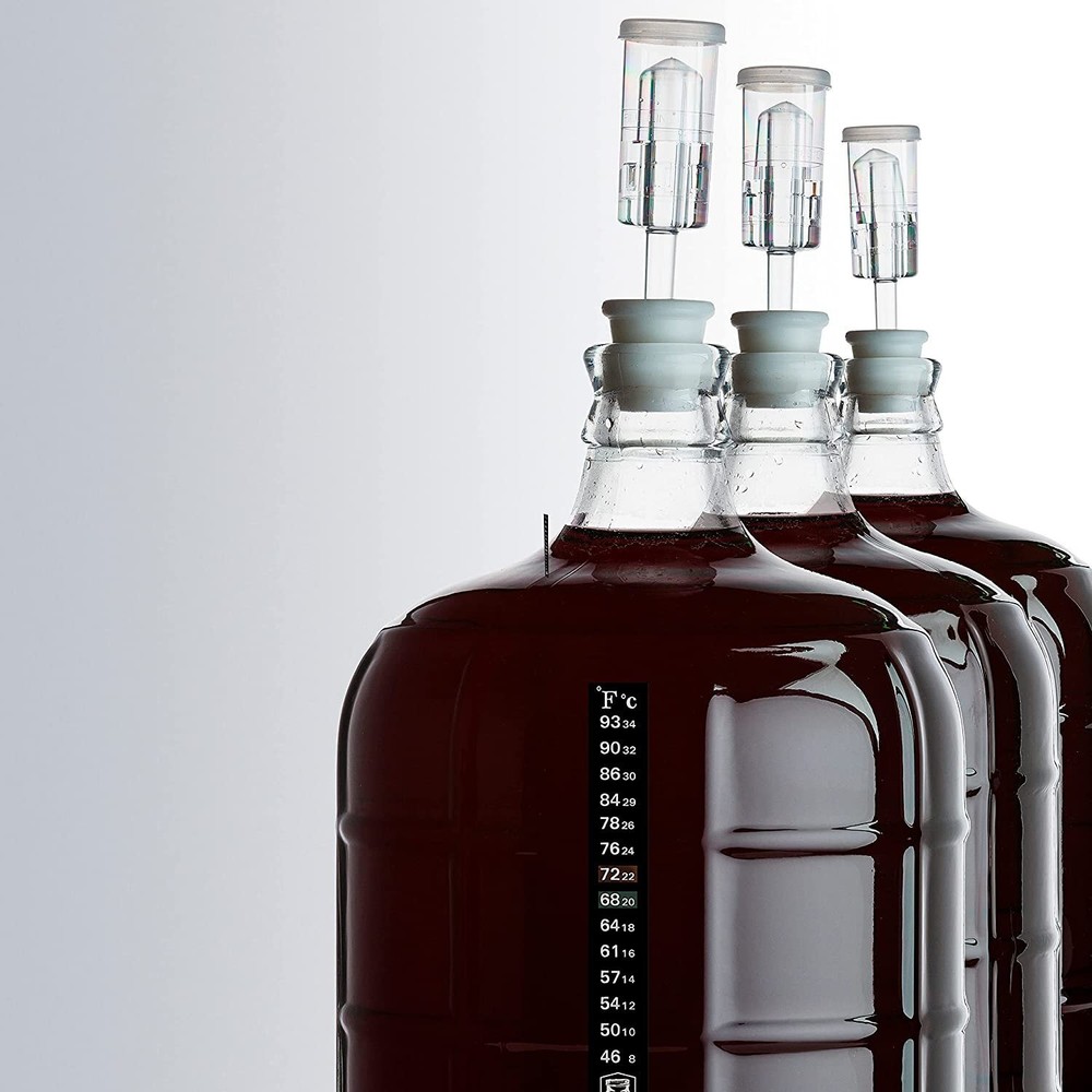 3 Pack Fermentation Adhesive Thermometer - Wide Range 46-93F