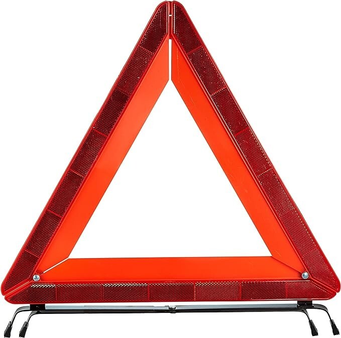 Warning Triangle Reflective Road Emergency Breakdown Safety Hazard
