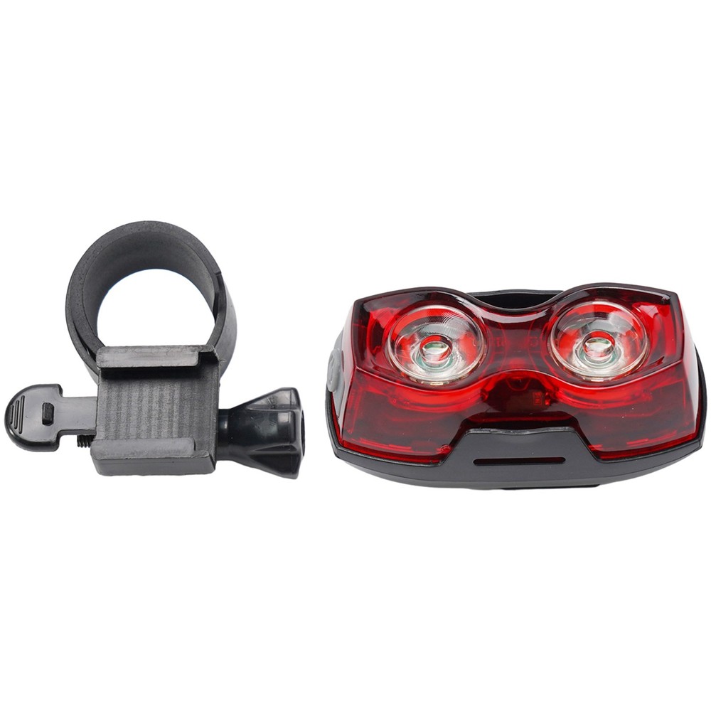 Lightweight and Reliable Bicycle Tail Light for Improved Visibility Red