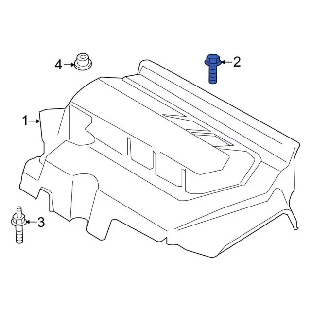 Genuine Ford Engine Cover Bolt W714962S442