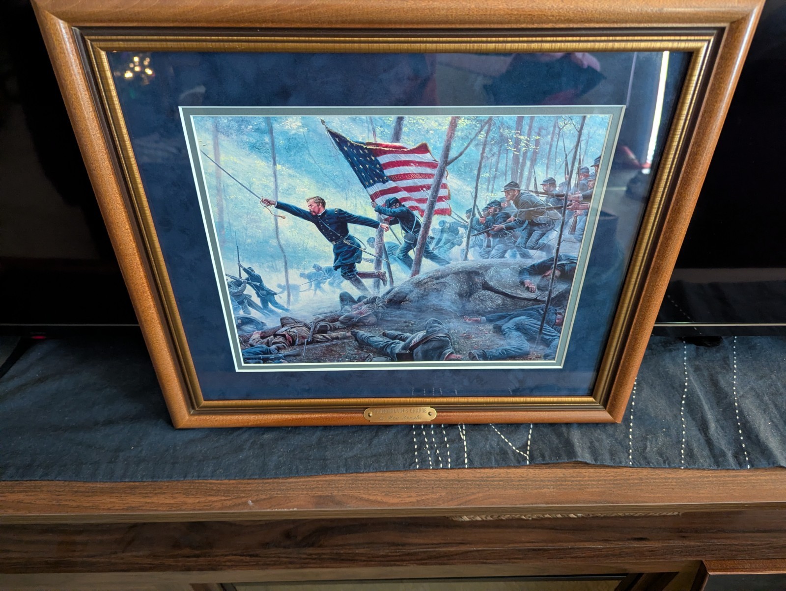Mort Kunstler - Civil War - Chamberlain’s Charge 1863, Signed Art